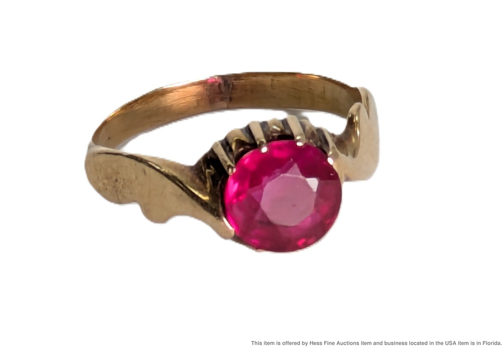 Cool Antique Gemstone Victorian Solid Gold Not Plate Antique Ring Size 5