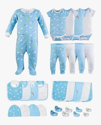 New 25-Piece Cotton Layette 6-9 Months Rain & Shine