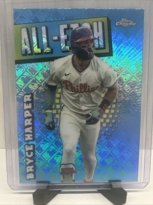 2025 Topps Chrome Logofractor Edition All-Etch Bryce Harper #CAE-7 Free Shipping