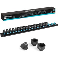 DURATECH 3/8 Drive Stubby Impact Socket Set, ...