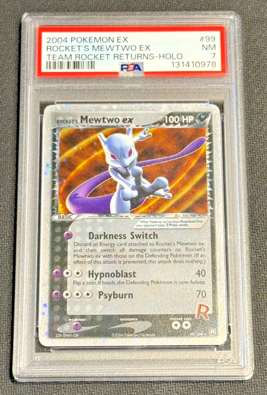 Pokemon Holo Mewtwo front
