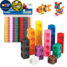 Learning Resources MathLink Cubes - Set of 10...