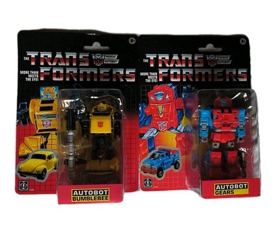 Transformers Hasbro Transformers Retro G1 Style Deluxe Gears &Bumblebee Neu& ovp