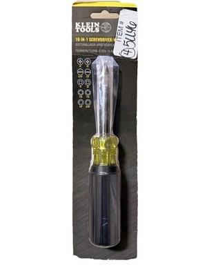 Klein Tools 32500HD 11-in-1 Multi Bit Screwdriver Nut Driver Impact Rated