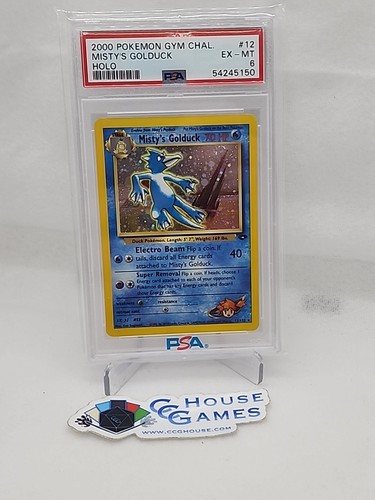 Misty's Golduck (Unlimited) graded PSA 6 for sale on eBay