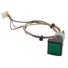 EAO 31-451.036 Push Button Momentary, Illuminated, Green, 2N/O Contact, 42VAC/DC