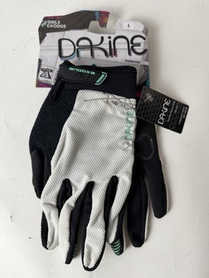 DAKINE Exodus Girls Bike Cycle Gloves Large L Synthetic Breathable New