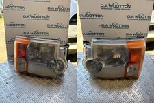 LAND ROVER DISCOVERY 3 L319 HALOGEN HEADLIGHT 2004-2009 PAIR XBC500022 XBC500032