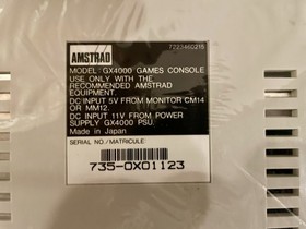 Amstrad GX4000 Console Vintage No PlayStation Nintendo Nes Snes Sega Atari