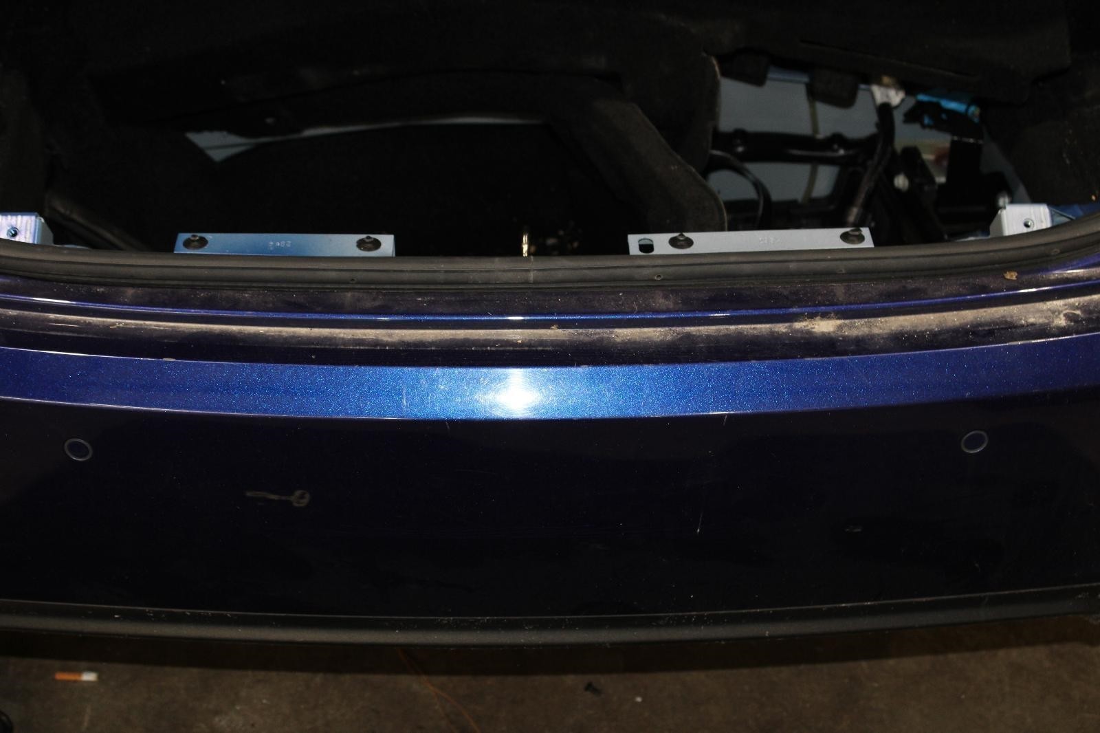 Maserati Ghibli 2014-2017 Rear Rear bumper Blue