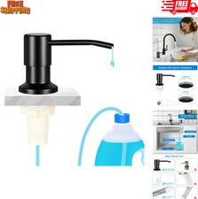 Soap Dispenser for Kitchen Sink, Upgrade Built in Sink Soap Dispenser, Counte...