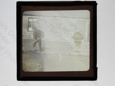 2 Men Road Workers Paving Laborers Construction c1900s VTG Photo