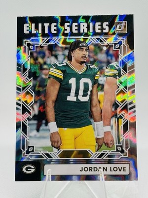 2025 Donruss #TES-JLO Jordan Love Elite Series Foil Insert Packers Football Card