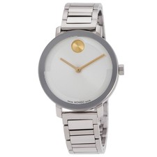 Movado Bold Evolution 2.0 Quartz Silver Dial Ladies Watch 3601191