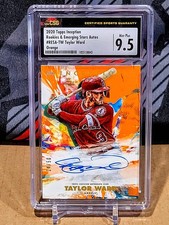 Taylor Ward Angels/Orioles Topps Inception Rookie Auto RESA-TW Orange/50 - CSG 9