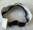 Alo White/Black Logo Visor Plastic Brim Adjustable Unisex Golf Activewear — photo 5