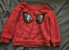 Marvel Spiderman Boys 2T Pullover Crewneck Sweatshirt