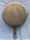 #8 GRISWOLD,cast iron skillet,small logo,late handle, pn 704, EX, Cond.,NR!