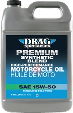 DRAG SPECIALTIES OIL Motorcycle Oil - 15W-50 - 1 U.S. Gallon 215908