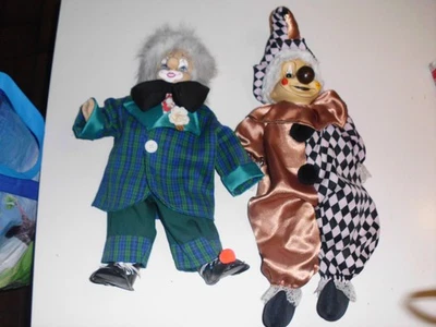 Harlekin und Clown Puppen - Bild 1 von 4