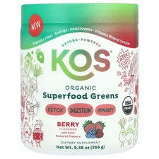 Organic Superfood Greens, Berry, 9.38 oz (266 g)