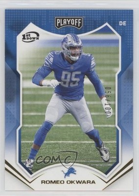 2021 Panini Playoff 1st Down /100 Romeo Okwara #135 0h9e