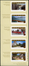 CANADA 2003 MINT TOURIST ATTRACTIONS #1989i BOOKLET PANE OF 5 STAMPS !!