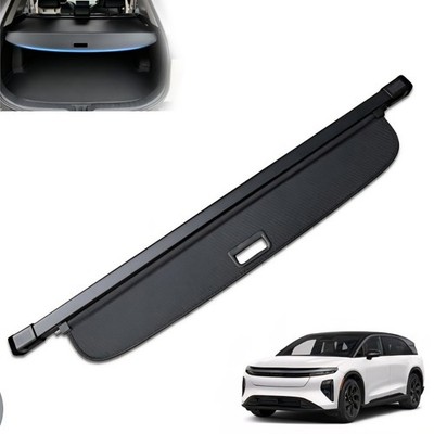 Lucid Gravity 2025 2026 Trunk Shade Retractable Cargo Cover Carbon Fiber Texture