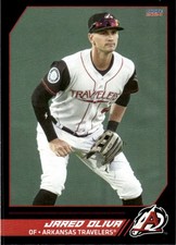 2024 Choice Jared Oliva Minor League Rookie Card Mariners Arkansas Travelers. rookie card picture