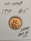 wheat penny 1940 SHARP RED BU 1940-P LINCOLN CENT LOT #5 GREAT UNC RED LUSTER