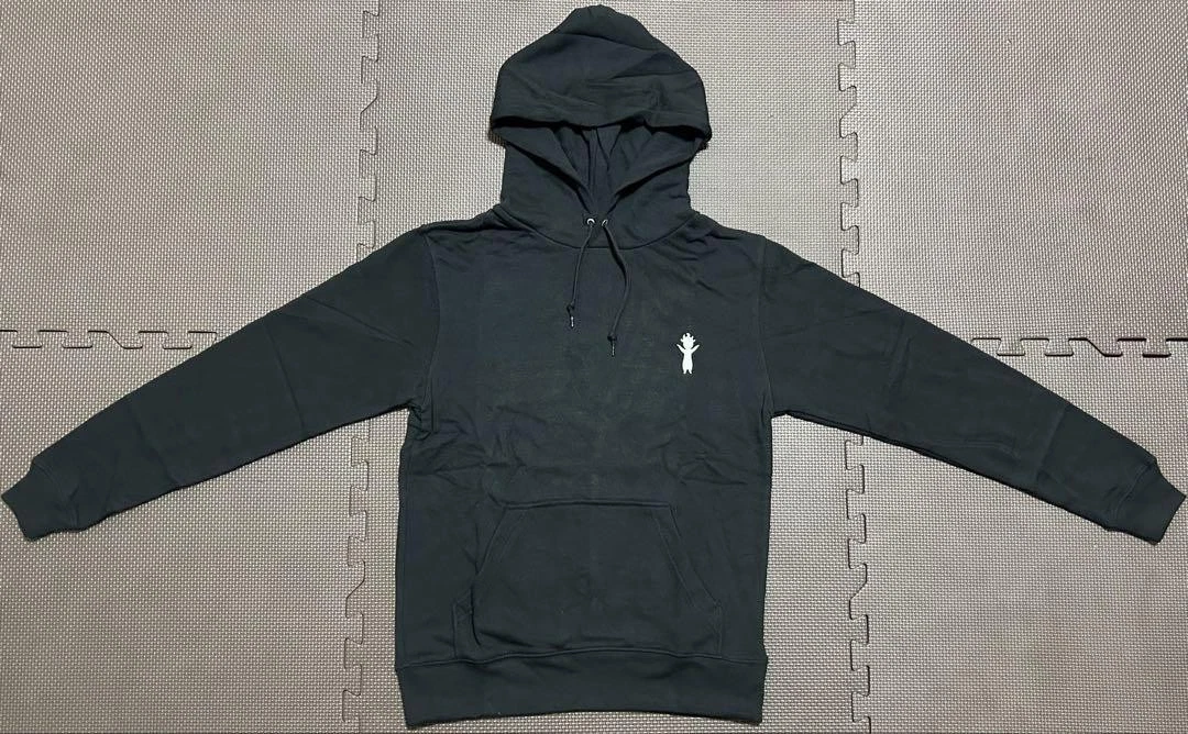 VETEMENTS Felpa con cappuccio Demon Slayer nera taglia S personaggio design cosplay pullover