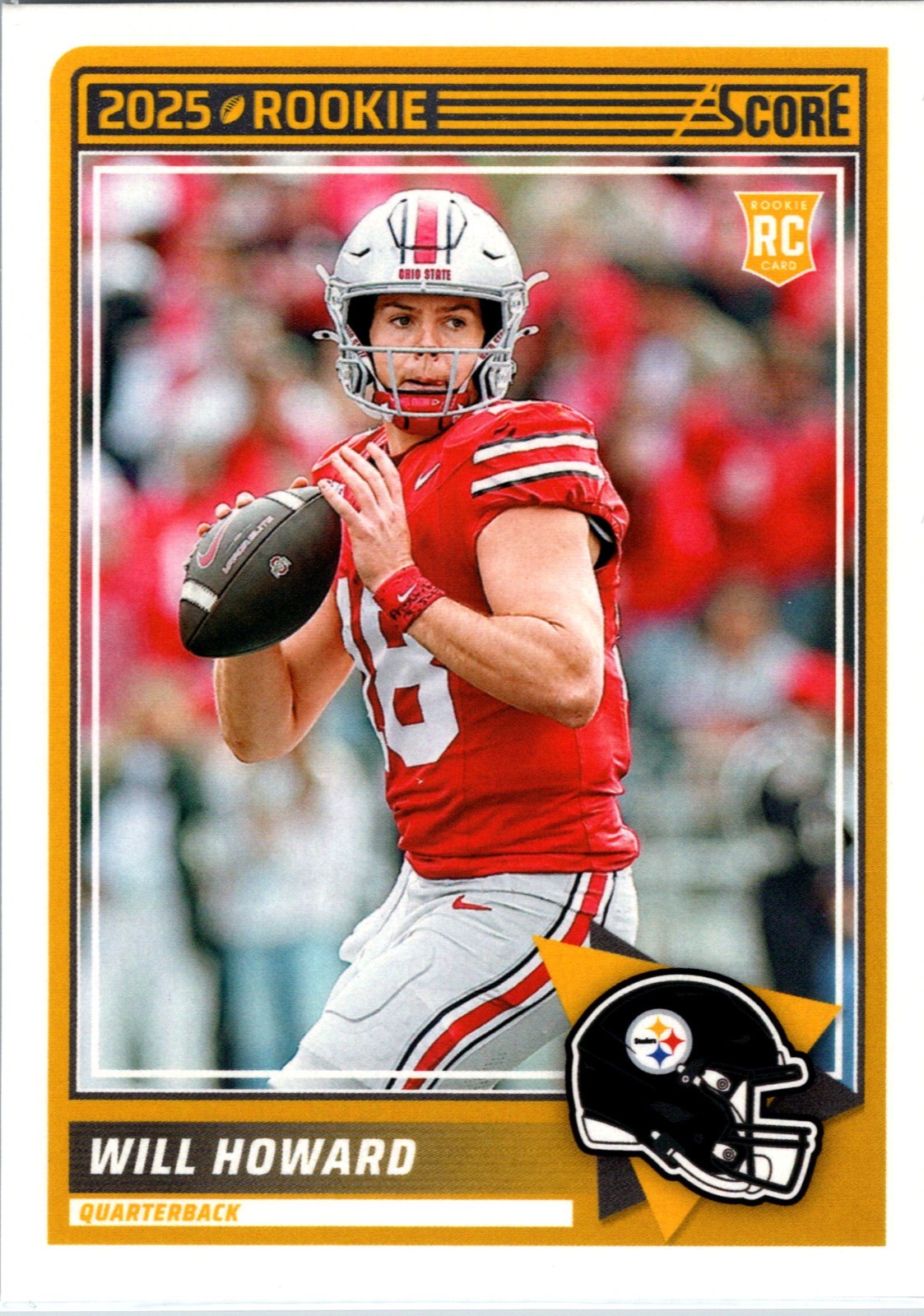 2025 Score - Rookies Will Howard #3 Scorecard (RC)