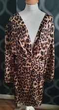 Simply Be Leopard Print Dress Size 26