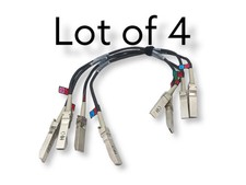 LOT OF 4 SFP 4GB 0.5M Fibre Channel Cable 17-05405-02 432375-001 - TESTED