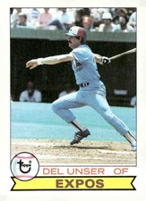 1979 Topps #628 Del Unser