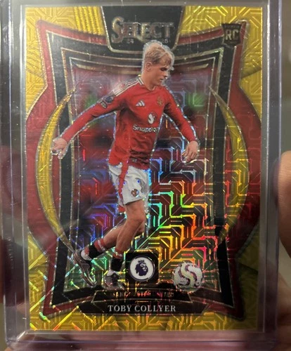 2024-25 Panini Select Premier League Terrace Toby Collyer Gold Prizm 02/10 RC