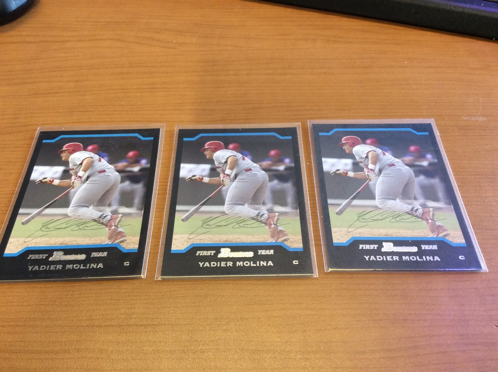 3 2004 Bowman Yadier Molina RC #301 NM+