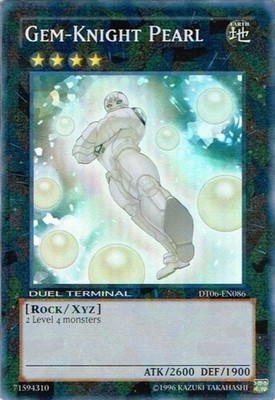 Yugioh! LP Gem-Knight Pearl - DT06-EN086 - Super Rare - Duel Terminal Lightly Pl
