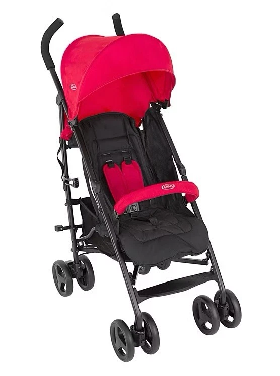 Graco TraveLite Compact Stroller-Suitable from birth-Cherry FREE POSTAGE