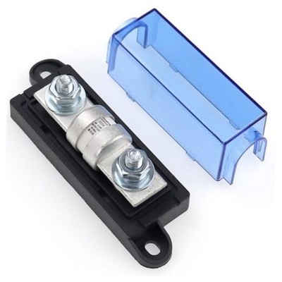 Class T Fuse Block with Cover, Maximum Interruption Current 10,000 250V 300A