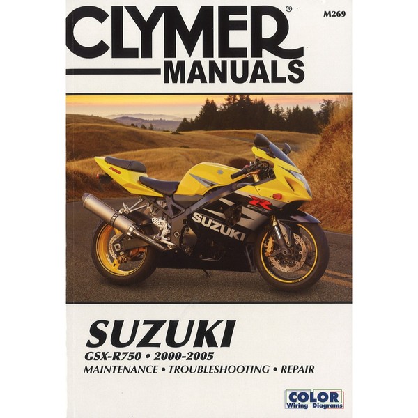 Suzuki GSX-R750 (2000-2005) Repair Manual Clymer-image