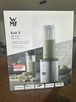 WMF Smoothiemaker Kult x Mix & Go, Cromargan  Edelstahl 18/10, 0.6L