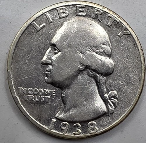 *SILVER* 1938-S  Washington Quarter -《Great Way To Buy Silver!!》