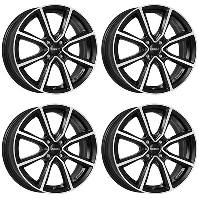 4 Dezent TN dark wheels 6.5Jx16 4x100 for Hyundai Accent Bayon Inster i10 i20 16