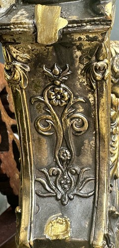 Design Toscano Grande Chateau Beaumont Clock Table Mantle Resin, Ornate *READ* - Picture 13 of 14