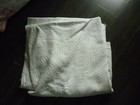 Dessus de lit ancien coton blanc