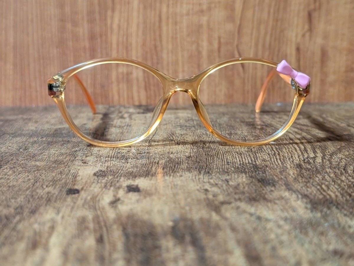 Vintage Christian Dior Optyl Clear eyeglasses /sunglasses Frame Austria Christian Dior New Old Stock (NOS) Red Gold Butterfly Optyl  main image 3