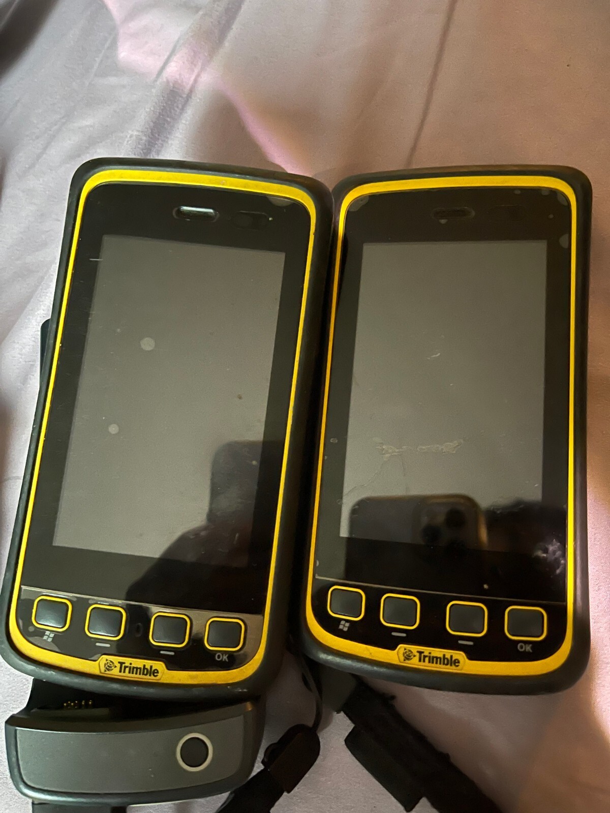 Lot of 2 Trimble Juno T41/5 Handheld GPS Data Collector Rugged Computer