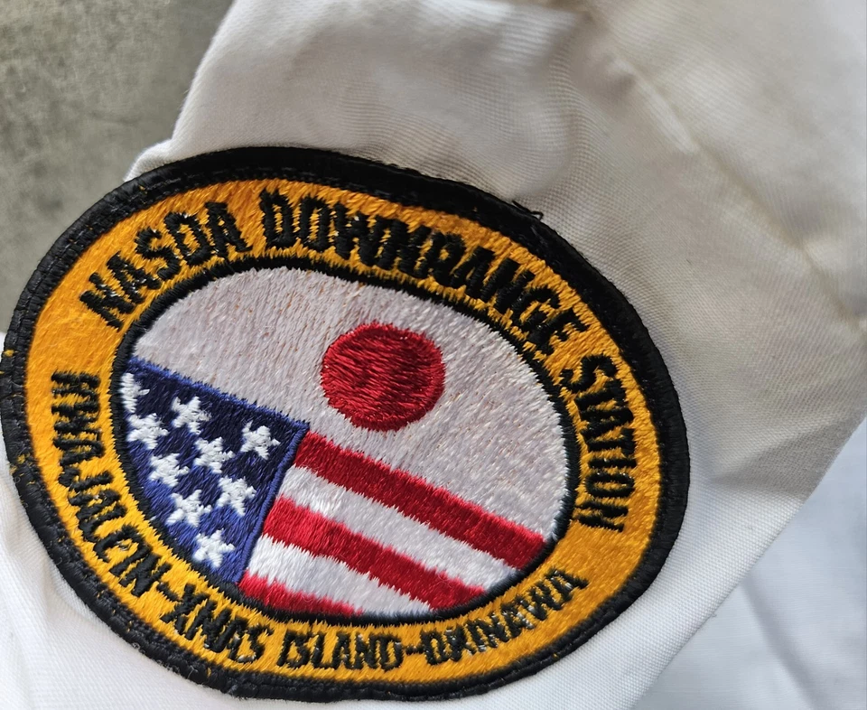 Abrigo de laboratorio TRW vintage NASDA isla de Navidad rango inferior Japón EE. UU. manga larga Foto 4 de 4