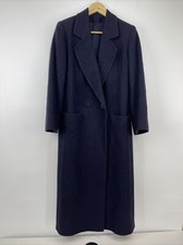 Nordstrom Camel Hair Women’s Coat Sz 4 Usa Made Blue